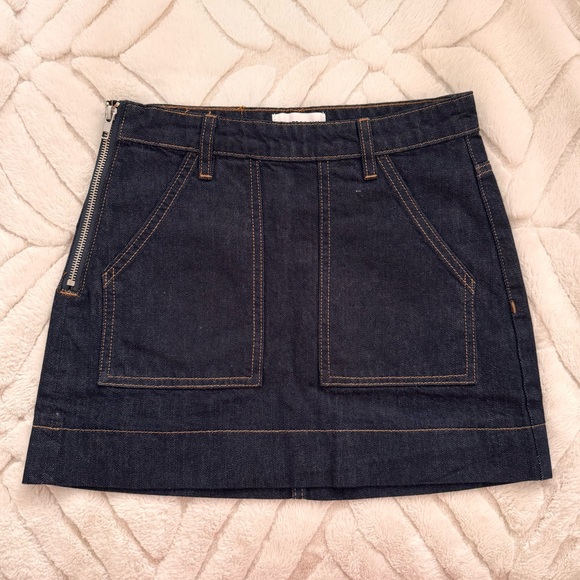 Princess Polly Dresses & Skirts - NWOT - PRINCESS POLLY Hughes Mini Skirt Dark Wash Denim